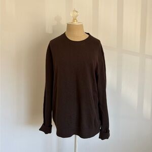 Gap Crewneck Sweater Brown Long Sleeves M